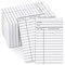 600 Pack Blank Library Cards for School Book Checkouts, Catalog CDs, DVDs, Vinyl Records, Classroom Supplies, Record Keeping, Tracking, Organizing, White (3x5 Inches)